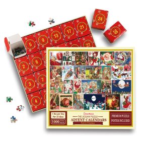 Creative 24 Grid Countdown Christmas Advent Calendar Puzzle