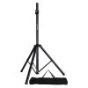 5 Core PA Speaker Stands Adjustable Height Professional Heavy Duty DJ Tripod with Mounting Bracket and Tie; Extend from 40 to 72 inches; Black - Suppo