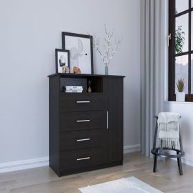 Dresser Beaufort, Four Drawers, Black Wengue Finish