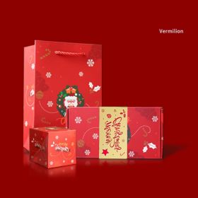 Christmas Eve Surprise Box Creative Gift Box (Option: Cinnabar Red-16 Bounce Boxes)