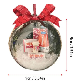 Christmas Tree Decoration Transparent Ball Hanging Decoration Scene Layout Hanging Decoration (Option: Style7)