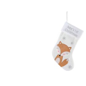 Christmas Fox Wool Gift Christmas Stockings (Option: Golden Fox Christmas Stockings)