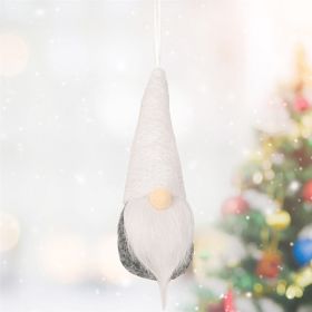 Christmas Decorations Christmas Knitted Small Pendant (Option: White A Style-Standard)