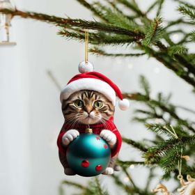 Christmas Creative Kitty Car Backpack Pendant Home Decoration Gift (Option: 4)