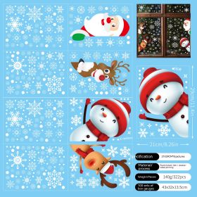 Christmas Static Window Stickers Hanging Ball (Option: Christmas 8 Pieces Per Set)