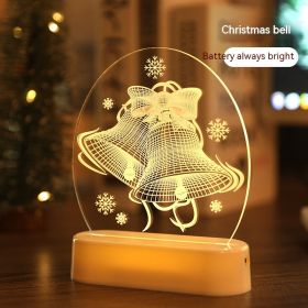 Christmas Decorations Night Light Decoration (Option: Jingling Bell-Battery Type)