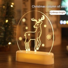 Christmas Decorations Night Light Decoration (Option: Christmas Reindeer-Battery Type)