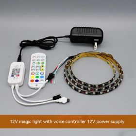 Programmable Led Atmosphere Rhythm Voice-controlled Dynamic Light Strip (Option: 30-12V 3 Meters)