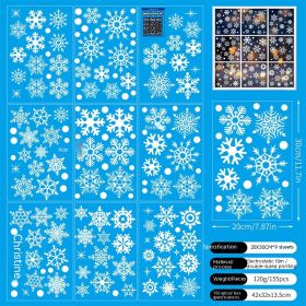 Christmas Static Window Stickers Hanging Ball (Option: Type C)