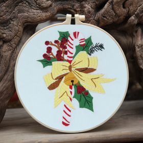 Christmas Cartoon Pendant Round Living Room Decoration (Option: Candy-No Stretch)