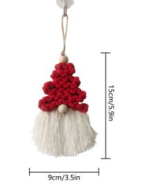 Hand-woven Creative Christmas Tree Ornaments Crafts (Option: S42)