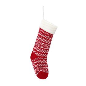 Christmas Decorations Red And Green Wool Socks (Option: Wool Socks Type B)