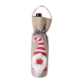 Christmas Decoration Supplies Bottle Cover (Option: Nordic Style)