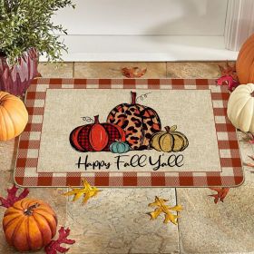 Country Striped Christmas Decorative Floor Mat (Option: RZ American 3-50x80cm)