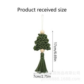 Hand-woven Creative Christmas Tree Ornaments Crafts (Option: S68)