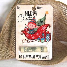 Creative Christmas Wallet Decorative Pendant (Option: F-4x 6 Inches)