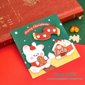 Christmas Combination Sticky Notes Cute Message-leaving (Option: Happy Rabbit)