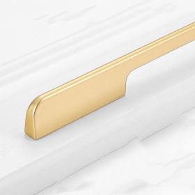 Gold Wardrobe Door Handle Lengthened Aluminum Alloy Cabinet Drawer Cabinet Door Handle (Option: Basic Gold600)