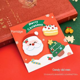 Christmas Combination Sticky Notes Cute Message-leaving (Option: Candy Old Man)