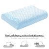 Contour Memory Foam Pillow Orthopaedic Head Neck Back Support Pillow with Cover, 1/2 Pack